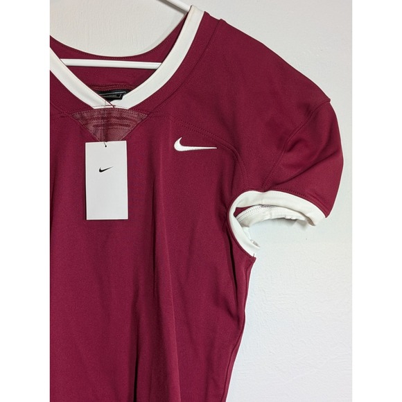 NIKE "VAPOR" MENS FOOTBALL JERSEY (LRG) NW/ $90 TAGS MAROON PRO CUT HIGH QUALITY - Picture 5 of 7